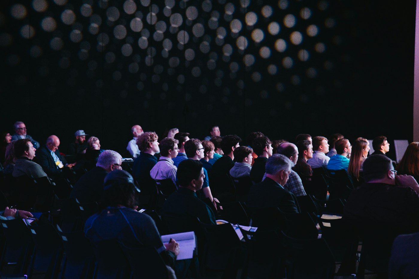 Audience at a conference